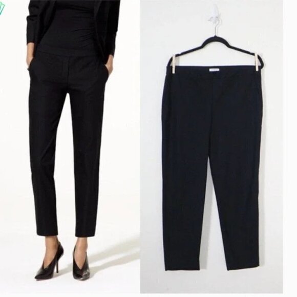 Babaton Pants - ARITZIA Babaton Brannen Slim Pants Pull On Bi-Stretch Cotton Black S